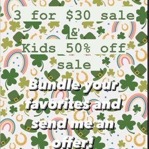 •3 for $30•KIDS 50% OFF•Make me an offer!